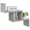 Wall Shelf Concrete Grey 48 x 15 x 42 cm Engineered Wood