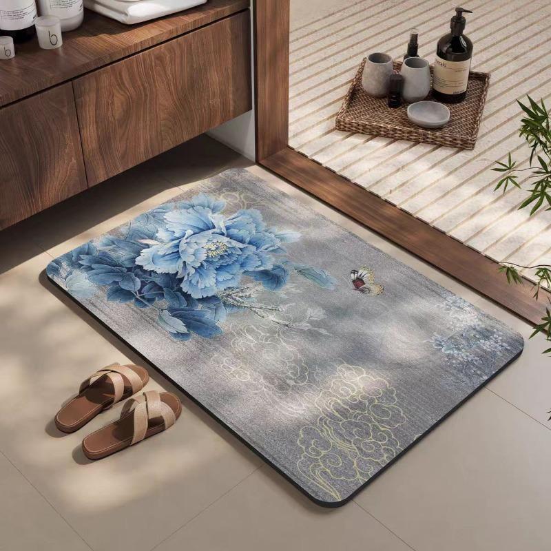 Bathroom Absorbent Diatom Mud Toilet Doormat Toilet Toilet Floor Mat Toilet Carpet