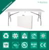 Pack 2 Mesas Plegables Normativa Uso Público Solid 180 x 70 x 74cm Portátiles. Tablero HDPE 3,5cm 6/8 Adultos. Multiusos Jardín/Catering The Homeweeks