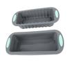 2 Stück Kastenform Silikon Antihaft Brotform Backform für hausgemachte Kuchen Brownies Hackbraten Zuhause