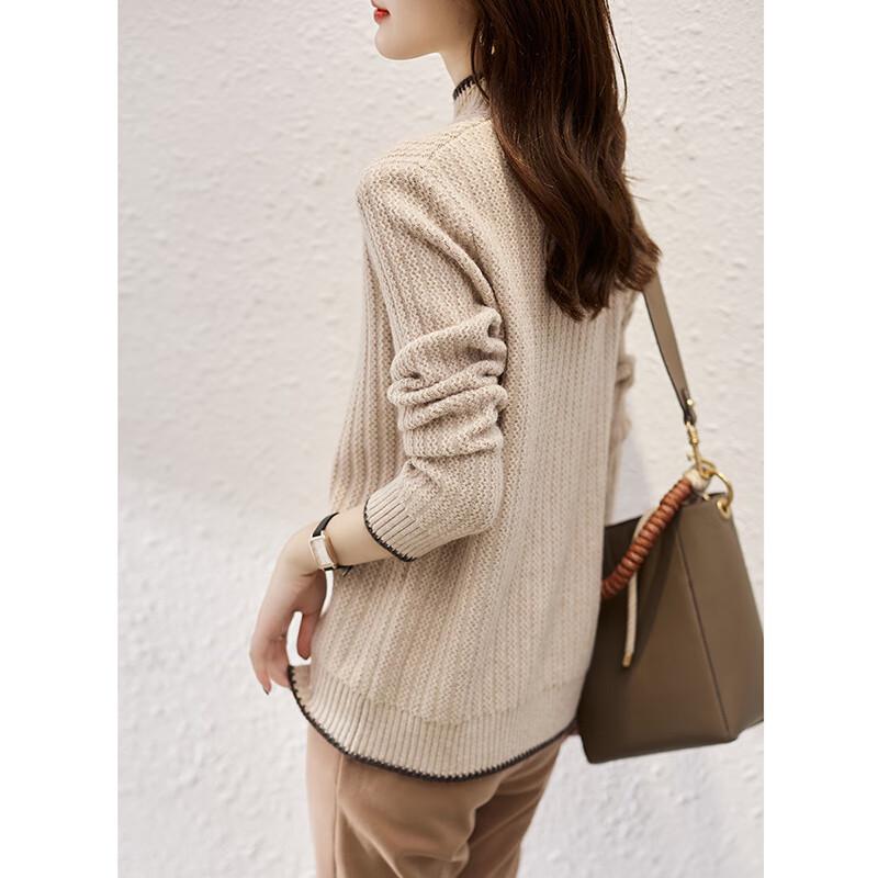 Firstview Women's Urban Casual Long Sleeve Sweater