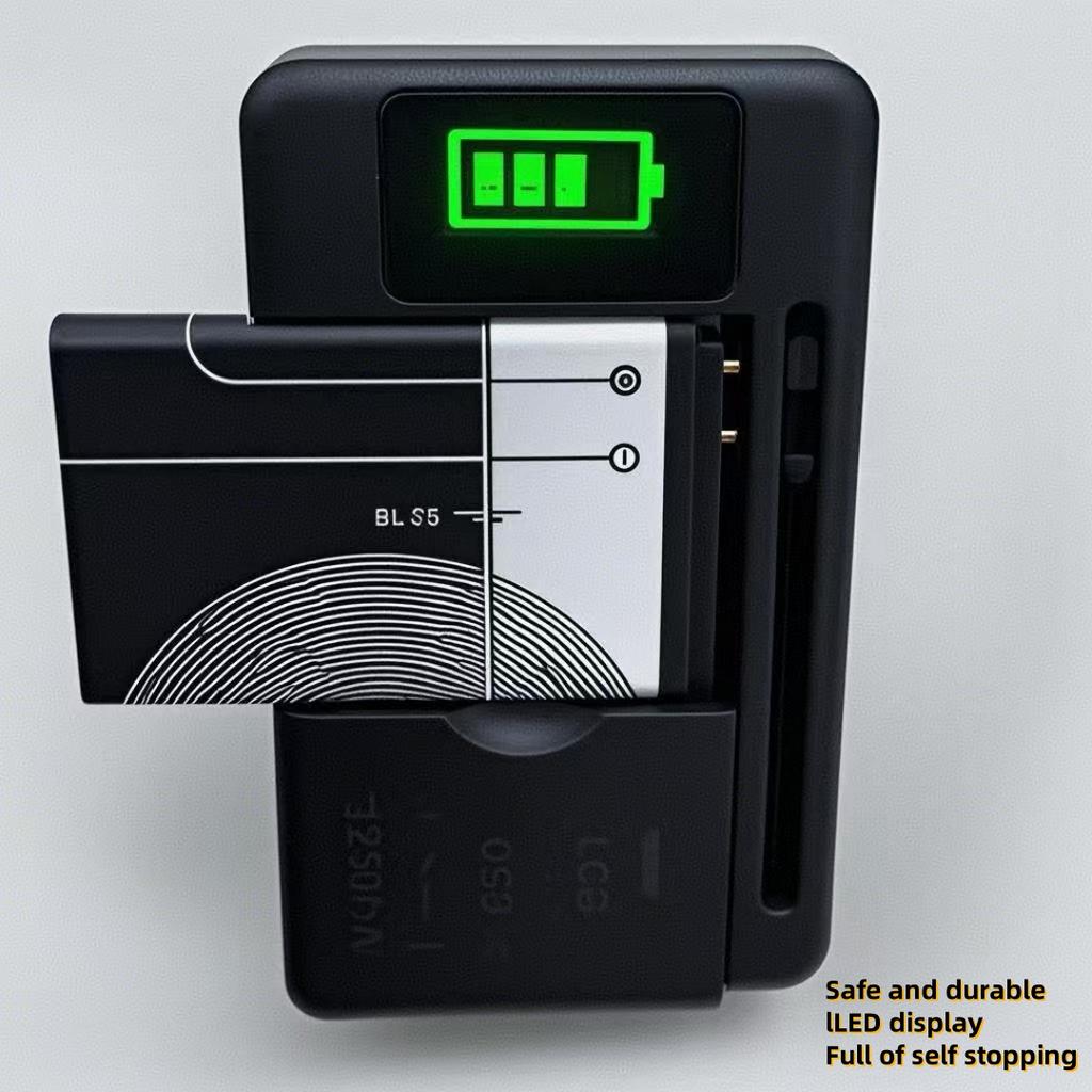 Universal Mobile Battery Charger EU US Plug LCD Indicator Screen USB-Port for Cell Phone Chargers Battery Charging