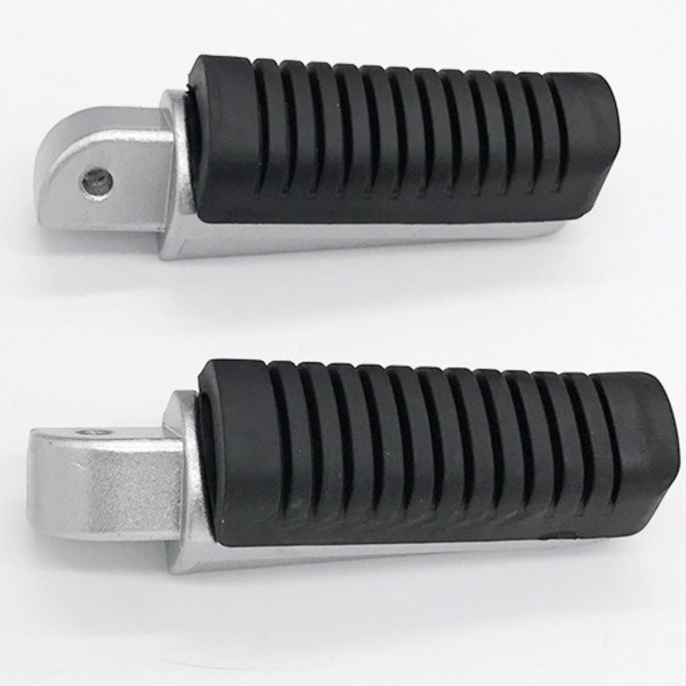 Aluminum Motorcycle Front Footrests Black Anti-Slip Motorcycle Pedals Easy Installation Motorbike Foot Pegs