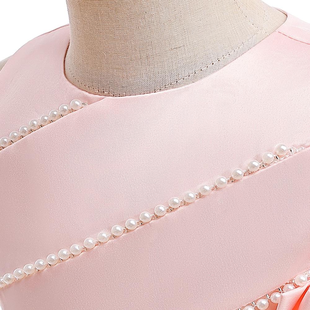 Letní krajkové princeznovské šaty pro děti 3-8leté narozeninové šaty Květiny Dívčí šaty Dětské narozeninové párty Kostýmy Kojenecké šaty