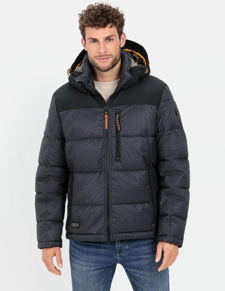 Зимняя куртка Camel Active теплая стеганая куртка с отстегивающимся капюшоном (430190-2O28) древесный уголь