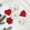 Felt Snowflake Christmas Tree Ornament - Mini New Year Decoration Gift