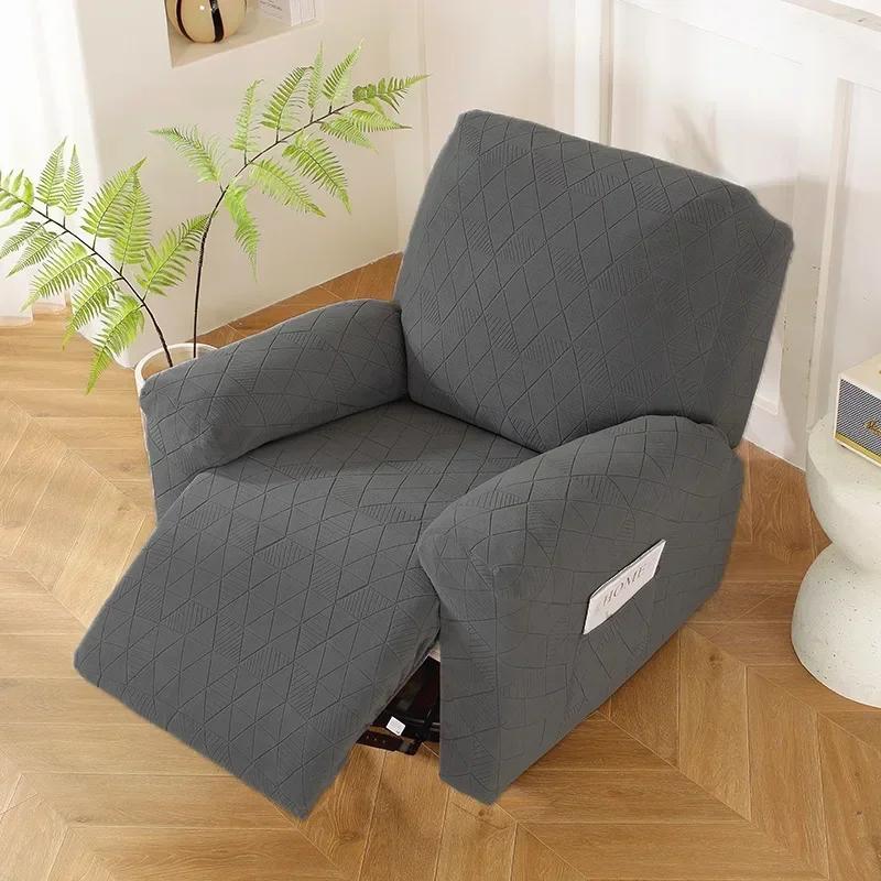 Recliner Sofa Cover Non-slip Massage  Sofa Cover All-inclusive Lounger Single Seater Couch Sofa Slipcover Armchair Cover