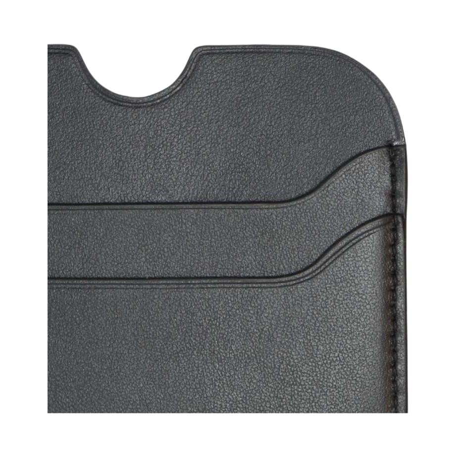 Acne Studios Logo Multi-Slot Leather Card Holder Women Accessories Black CG0234-900
