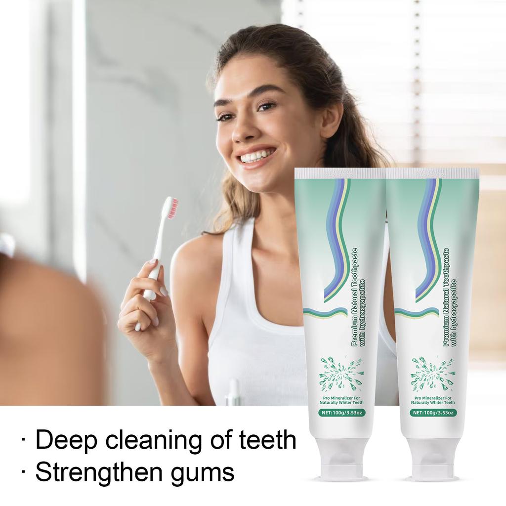 Nano Hydroxyapatite Toothpaste Mint To Remove Bad Breath Whitening Stain Removal Toothpaste Fresh Breath