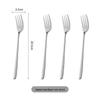 Shihua 4-Pack Stainless Steel Dinner & Dessert Forks