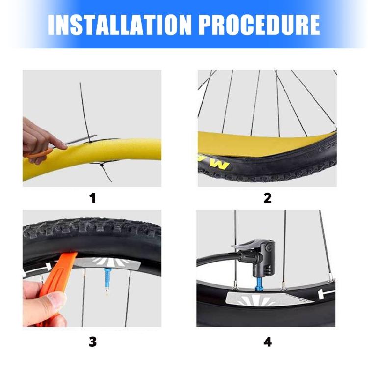 Road Bike Inner Tube Protections Tubeless Tire Bike Tire Insert Tube Protectors Flat Resistant Cycling Accessories