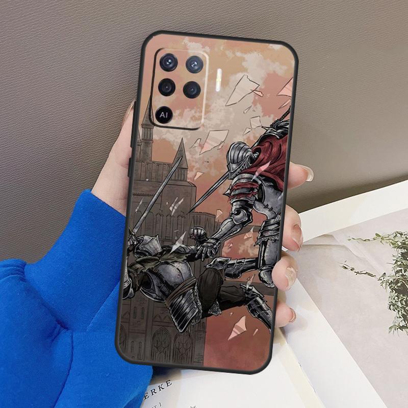 Praise the Sun Dark Souls Case For Oppo A5 Pro A15 A17 A57 A77 A18 A38 A58 A78 A98 A94 A74 A54 A16 A76 A96 A40 A60 A80