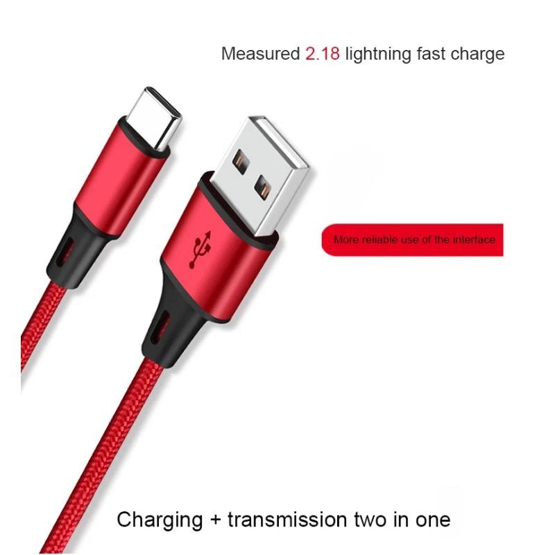 Cablu USB Tip C 25cm 50cm 1m 2m 3m Încărcare Rapidă Cablu de Date USB-C Pentru Samsung Galaxy S21 S20 Xiaomi Mi Type-c Cablu Lung Original