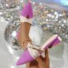 Brand Elegant Heels Summer Women's Shoes Woman Sandals Leisure Slippers Comfortable Open Toe Slip-On Slides