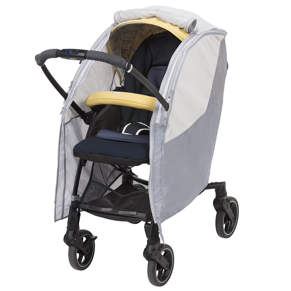 Pigeon Antibacterial and Antiviral Stroller with Runee nautR Transparent Cover, Double-Facing (Compatible Fino)