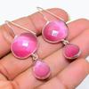 Monalisa Stone Gemstone Handmade 925 Sterling Silver Jewelry Earring 1.85" GK-5152