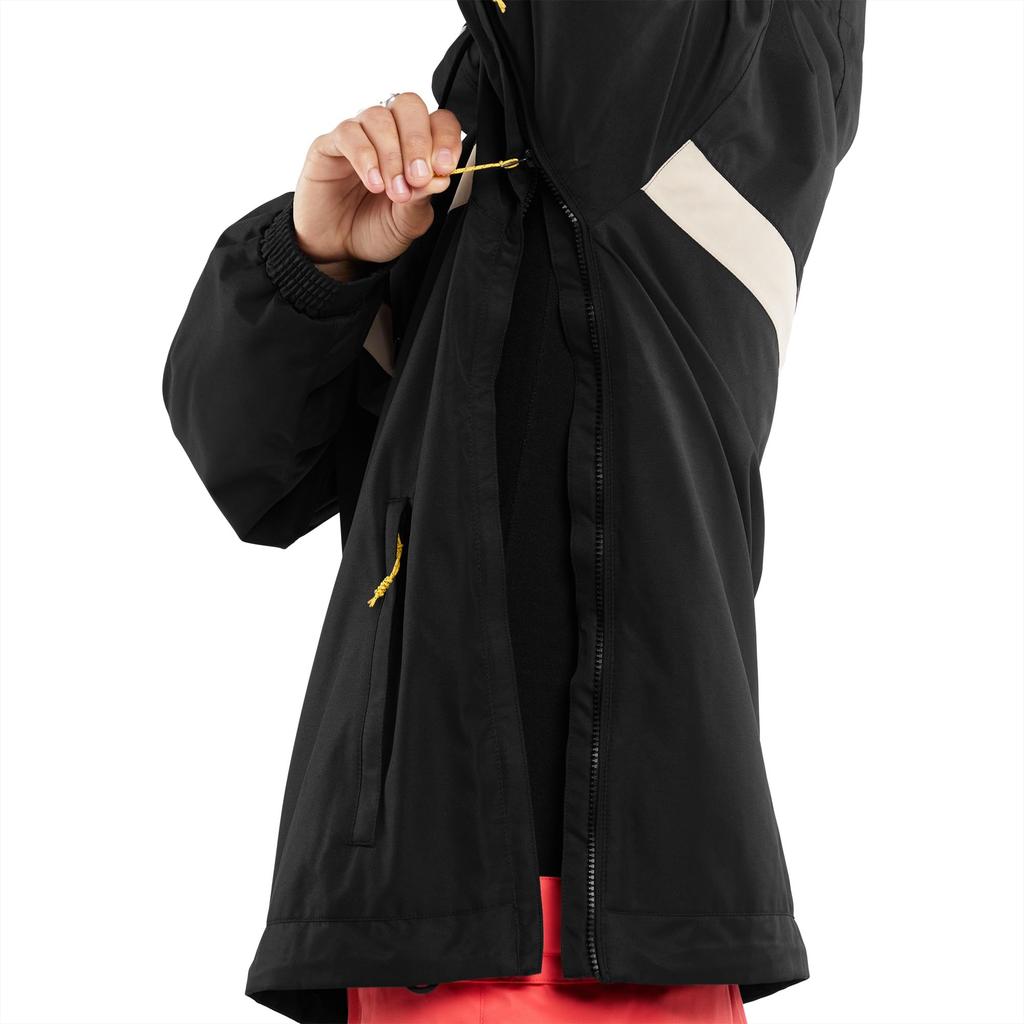 Volcom LONGO PULLOVER Pullover Snowboard Size Men's Jacket, Jacket, 23-24 (g0652411, black, L)