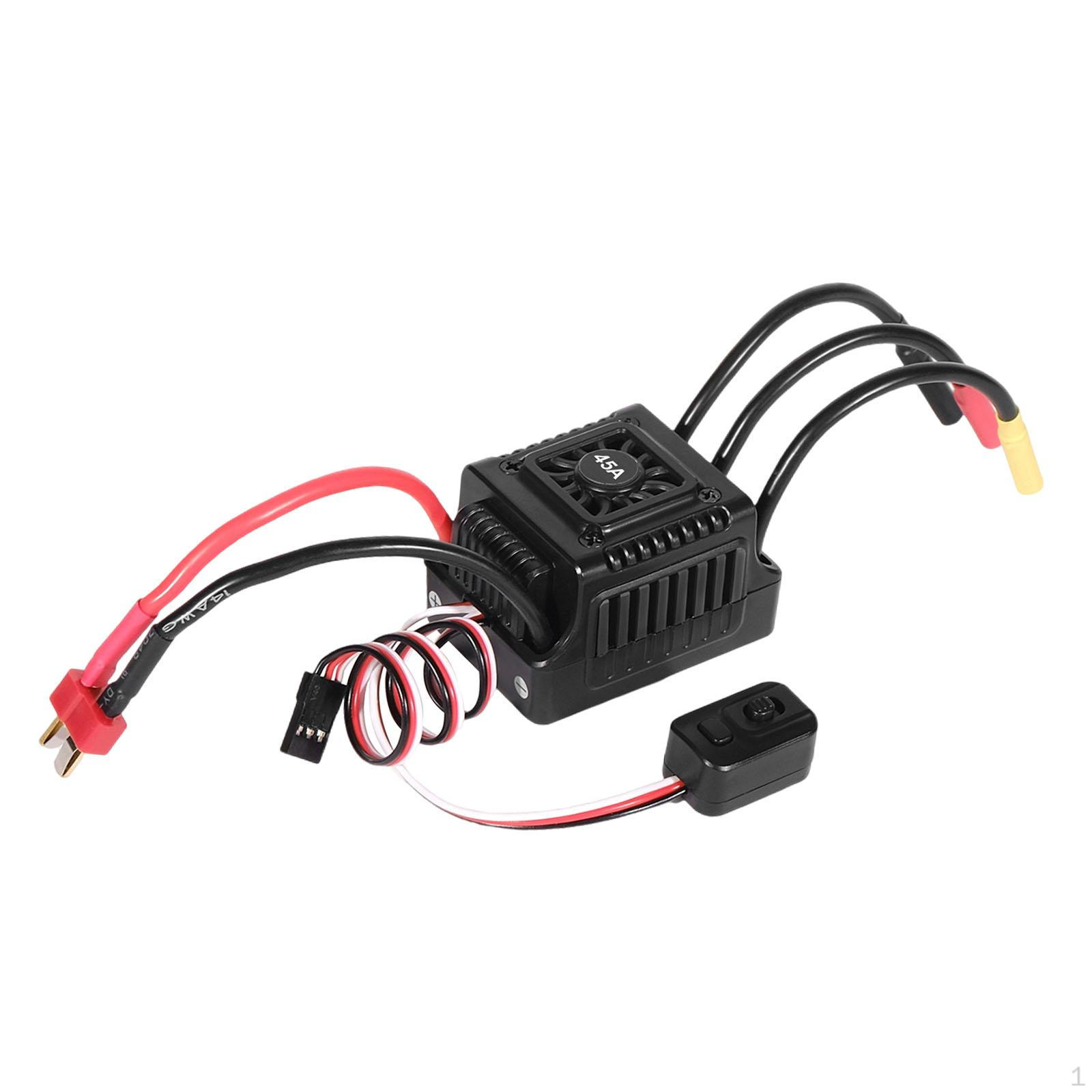 

Електричний регулятор швидкості безщіткового двигуна 1/10 RC Car ESC Простий у використанні аксесуар для ремонту та оновлення Style I