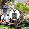 Outdoor Fruit Picking Bag 600D Oxford Cloth Adjustable Strap Garden Vegetable Fruit Collecting Storage Bag Reusable Apron Garden