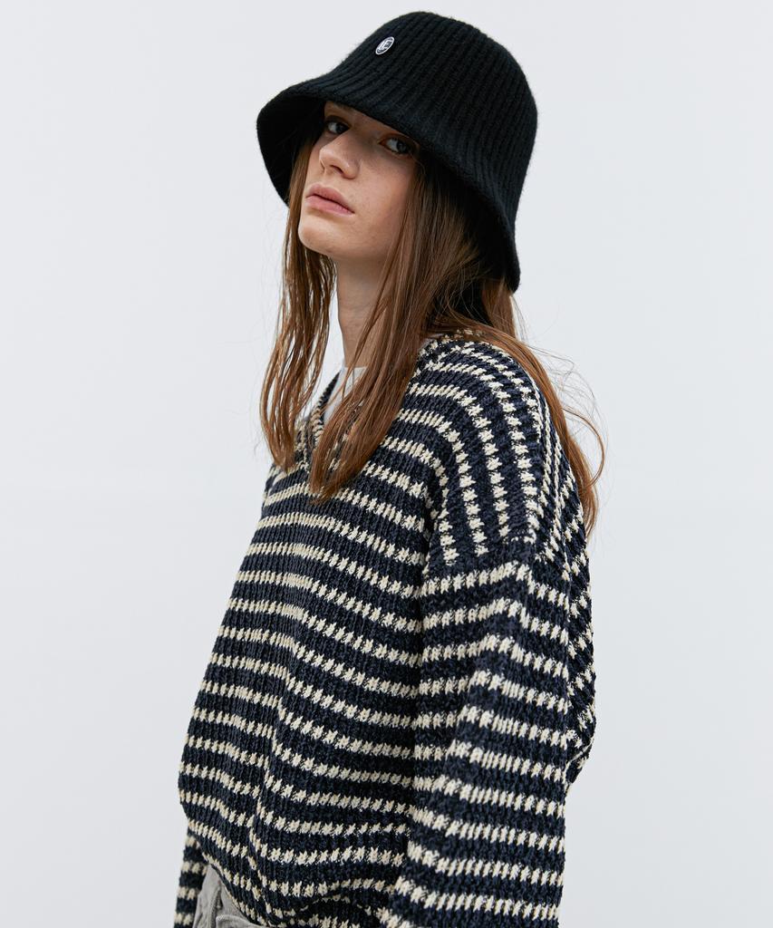 TRIP LE SENS Le Logo Winter Bucket Hat_Black