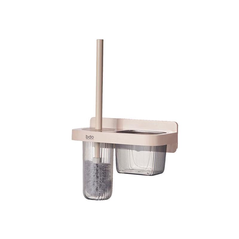 BDO Integrated Transparent Wall-Mounted Toilet Brush Set