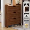 Ultra-Thin Flip-Lid Shoe Cabinet: Space-Saving Multi-Layer Rack for Narrow Entrances, Large Capacity, Economical Storage Solution