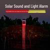 Solar-Powered Outdoor Infrared Security Alarm with Motion Sensor for Farms and Orchards