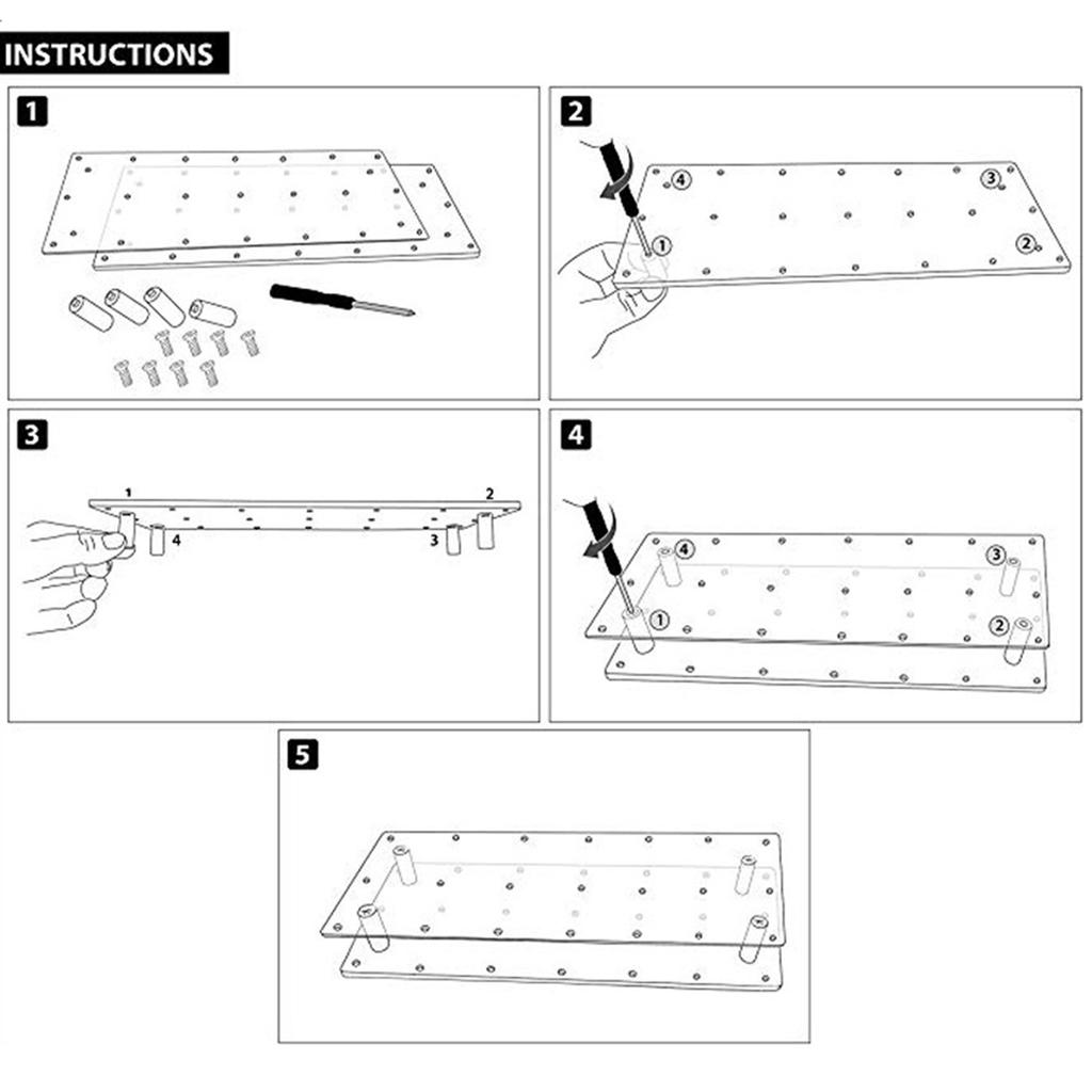 Cake Lollipop Holder Display Stand 42/20/21Holes Acrylic Holder Clear Durable Candy Holder for Wedding Party Candy Dessert Bar