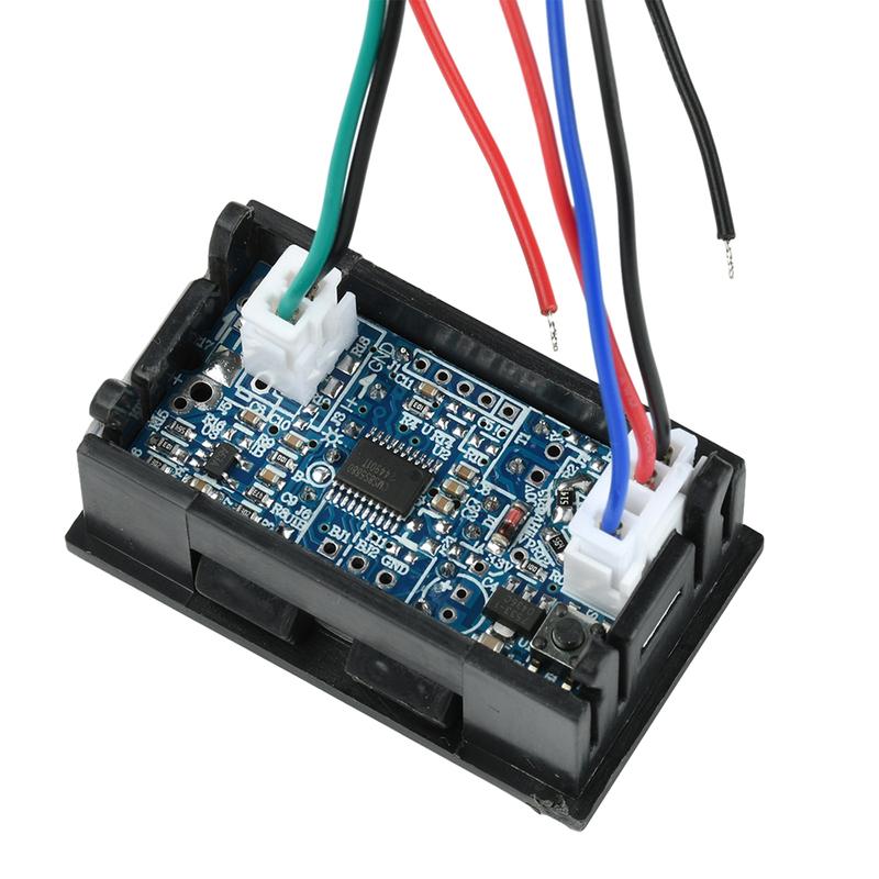 DC0-300V 10A 50A 100A Voltmeter Ammeter Dual Digital Volt Amp Meter Gauge LED display Meter Amperemeter Voltage Indicator H28UI5