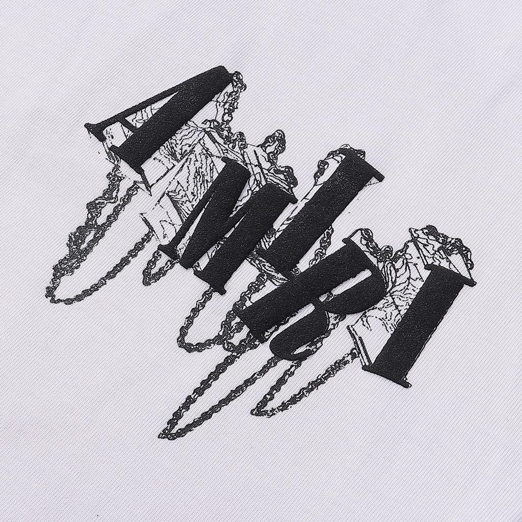 738 Amiri 2025 Summer New Men's and Women's Loose High Quality Cotton Plus Size T-shirt Couple T-Shirt