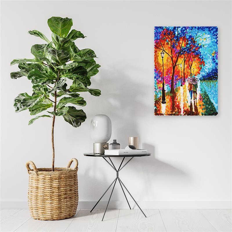 Canvas Print Autumn Trees Landscape