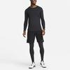 Nike Axis Performance System Logo Crew Neck Long Sleeve T-Shirt Men Tops Black DR1899-010