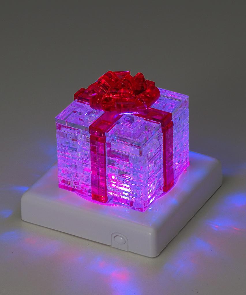 Kristall Puzzle Geschenkbox Rot 50160