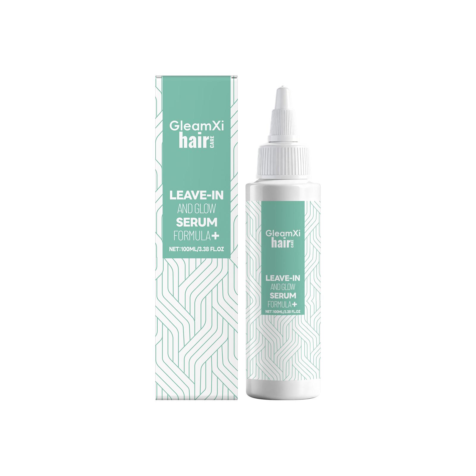 GleamXi Moisturizing Hair Essence with Nut & Seed Oils for Smooth, Hydrated Hair and Gentle Scalp Care.