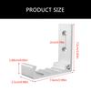 6Pcs Folding Coat Hooks Aluminum Alloy Wall Hooks Headset Wall Hanger for Hanging Coats Bags Hat Towel Keys