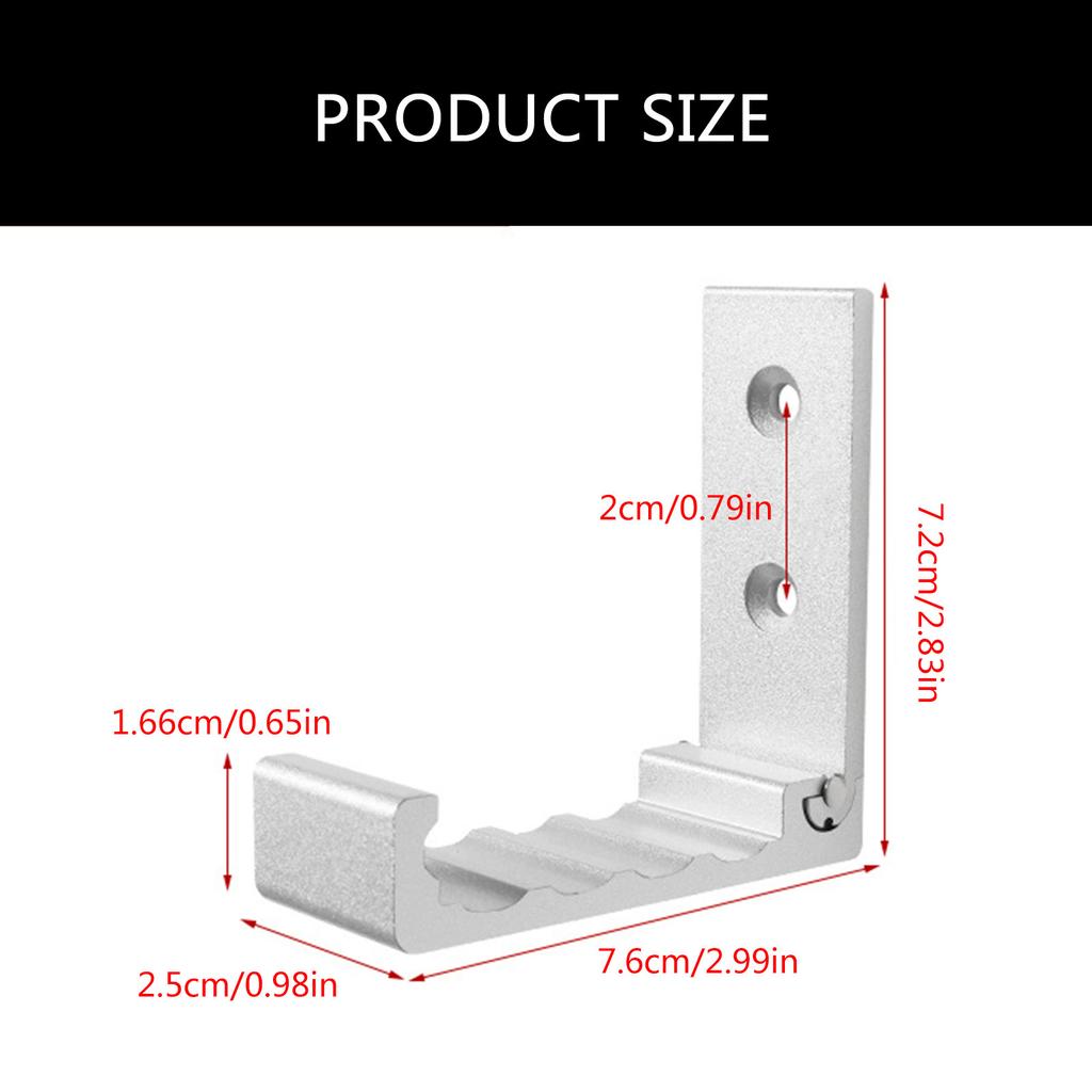 6Pcs Folding Coat Hooks Aluminum Alloy Wall Hooks Headset Wall Hanger for Hanging Coats Bags Hat Towel Keys