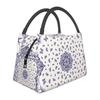 Pisley Bandana-Print Isolierte Lunchtasche für Outdoor-Picknick Wasserdichte Thermische Kühltasche Lunchbox für Damen
