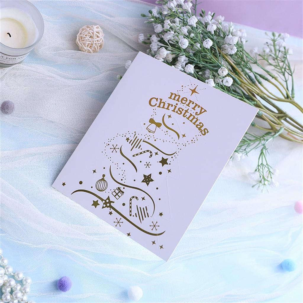 Christmas Greeting Card Three-dimensional 3D Handmade Gift Card Thank You Card