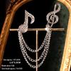 Baroque Rhinestone Pearl Corsage Necklace Brooch - Retro British Court Suit Accessory