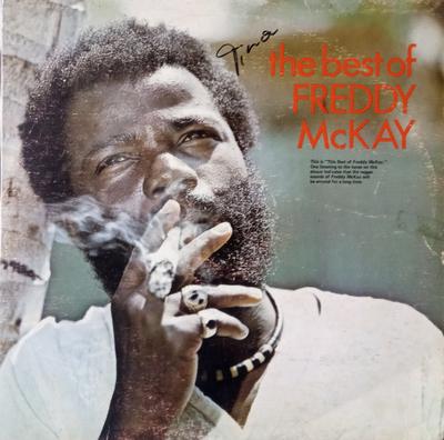 LP Record FREDDIE MCKAY  The Best Of Freddy McKay NONE Hit GGs Recor 1977 Jamaica Reggae Ska  Dub Used
