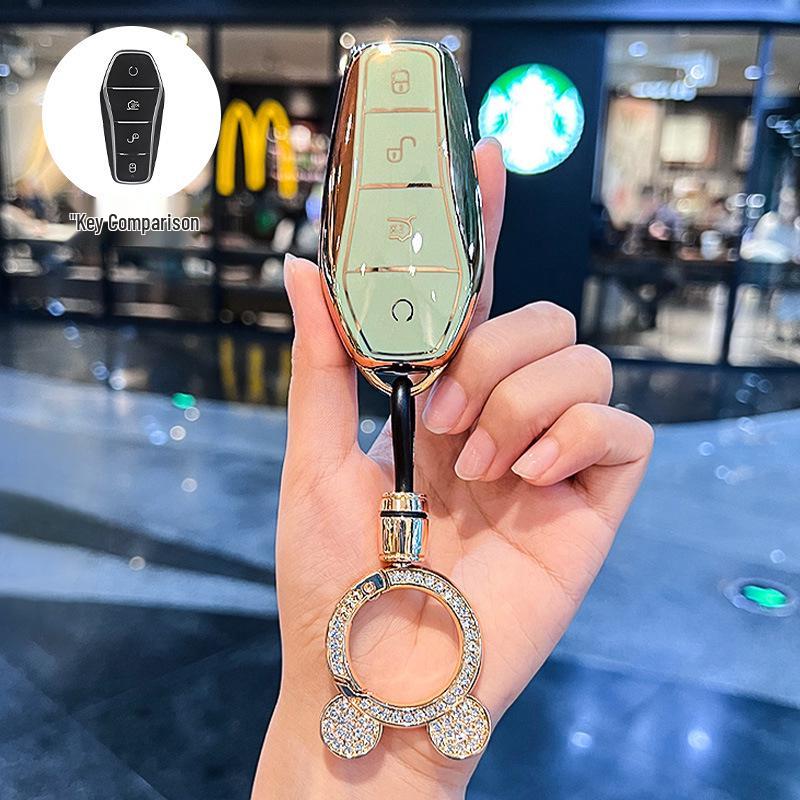 BYD Dolphin and Seal Key Case for Women