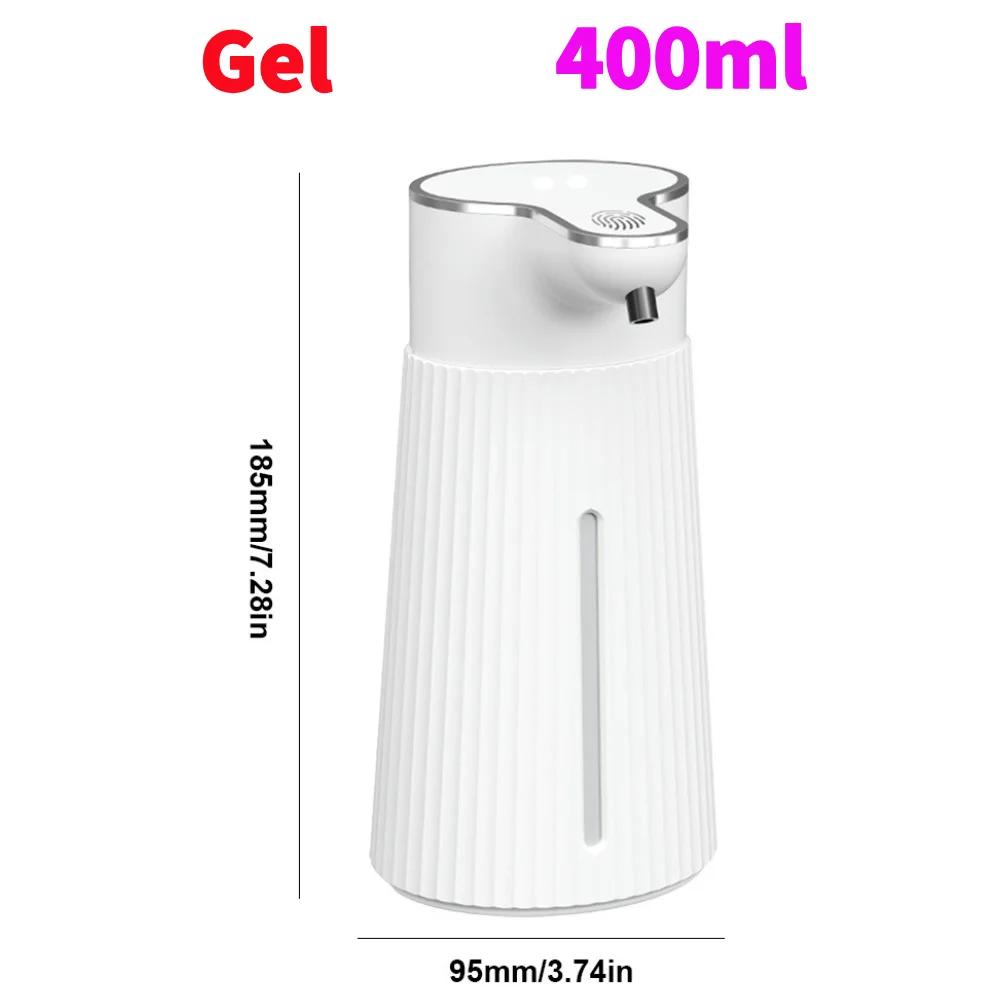 400ml Automatic Soap Dispensers USB Charging Smart Washing Hand Machine Infrared Sensor 4 Levels Adjustable for Bathroom Kitchen