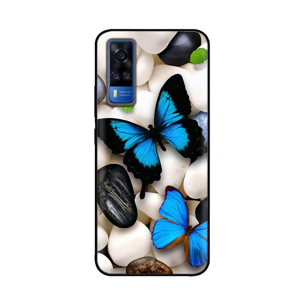 Für vivo Y31 2021 Hülle Weiche Schwarze Silikon Rückabdeckung Fundas Für Vivo Y51a Y51 2020 Dezember V2030 Y 51 VivoY31 V2036 Handyhülle