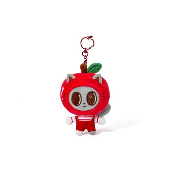 TXT - [Salut ! APPUL] PPULBATU OFFICIAL MD Porte-clés Peluche (Version Apple) TAEHYUN red