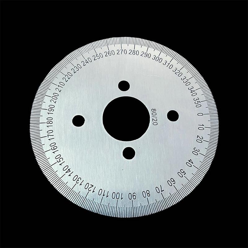 1 Piece 360 Stainless Steel Angle Measurer Tool Dial Diy Machine Tool Replacement Parts 80MM 100MM 130MM 140MM 180MM