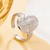 18K Gold Plated Bee Ring - Elegant Retro Stainless Steel Design