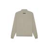 Fear of God Essentials SS21 Fleece-Lined Mockneck Sweatshirt Unisex Tops Moss FOG-SS21-582