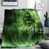 Borussia Print Flannel Blanket, High quality Comfortable for All Seasons, Home Decor, Warmth and Comfort, Perfect for Christmas Gifts