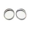 Chrome / Matt Silver Dashboard Dial Gauge Rings Bezel Trim For BMW E60 E61 Pre-LCI M5