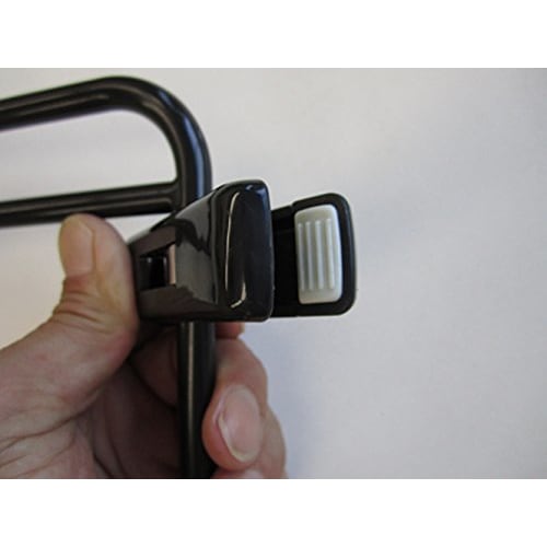 Sawafuji NB-04 4-Tier Skirt Hanger, Black, 400mm Wide, Made in Japan, Non-Marking, Space-Saving, with Clips and Non-Slip Clips, Fits Pants and Trouser